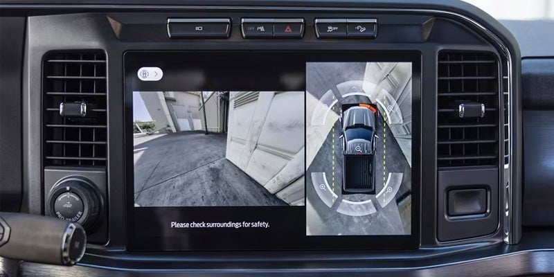 Super Duty surround camera and rearview camera
