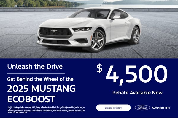 $4,500 Rebate Available Now