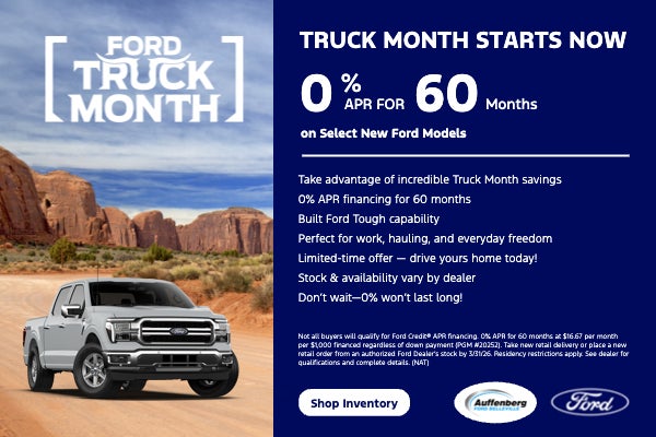TRUCK MONTH STARTS NOW