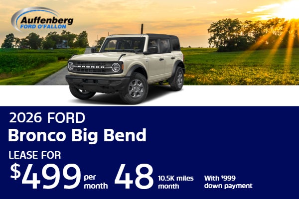 2026 Ford Bronco Big Bend