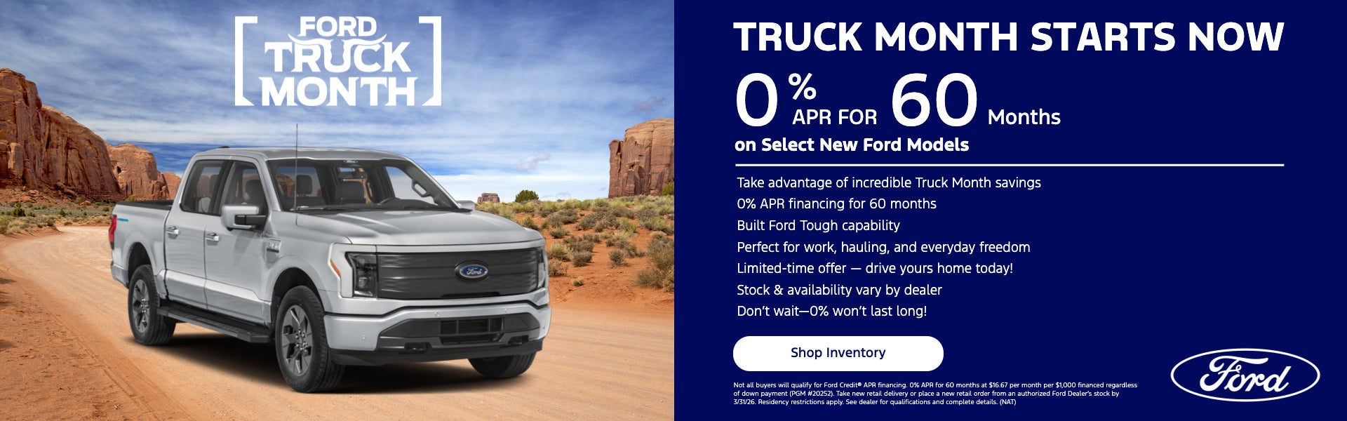 TRUCK MONTH STARTS NOW